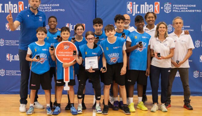 I Thunder di Reggello vincono la Jr. NBA-FIP Schools League