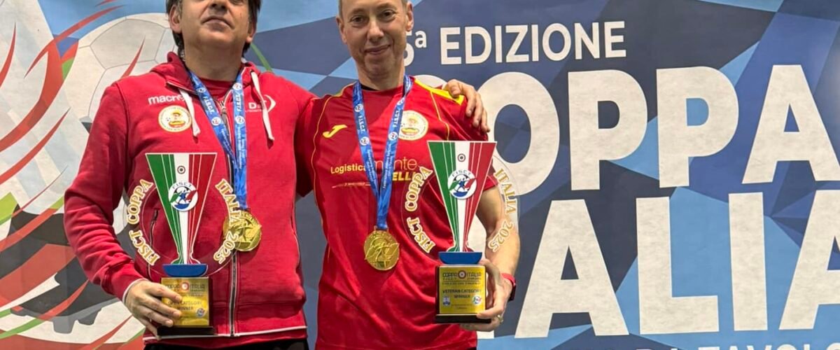 Subbuteo. Umbria protagonista: Santanicchia (Veteran) e Signoretti (Open) vincono la Coppa Italia