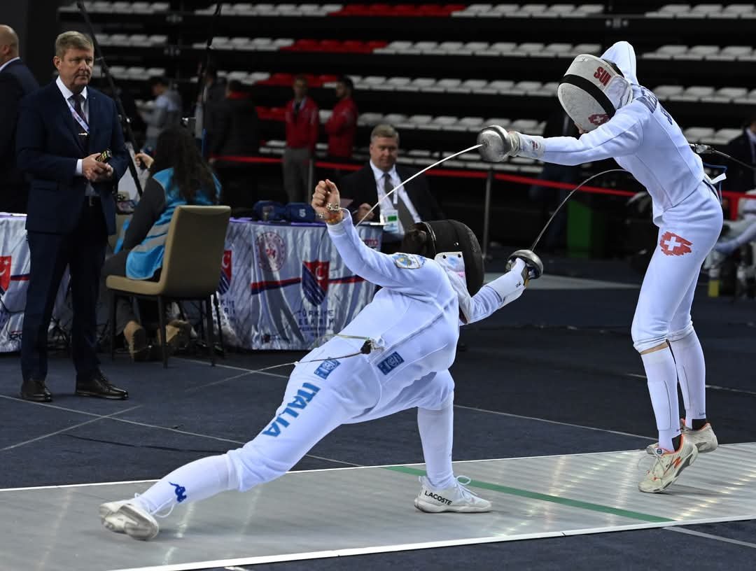 Brava Ludovica! Argento per la folignate Costantini agli Europei di spada U17 in Turchia.
