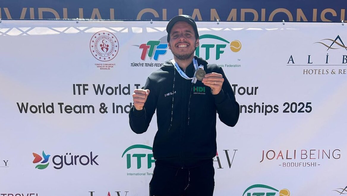 Tennis. Trionfo per il perugino Gerini al Mondiale Itf Over 30 in Turchia, battuto Gomes (6-1, 6-3)