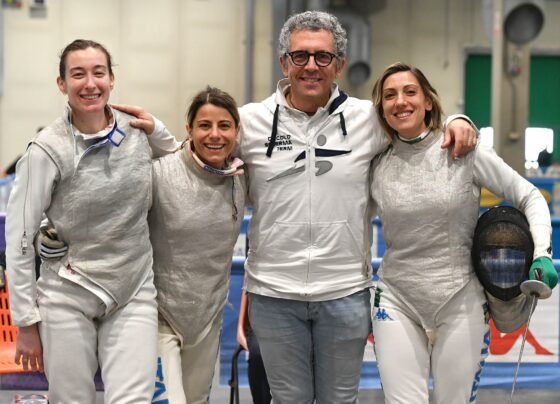 Scherma. Risultato storico per il Circolo Scherma Terni ai Campionati Italiani a squadre