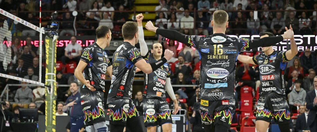 La Sir batte 3-1 Modena e consolida la vetta