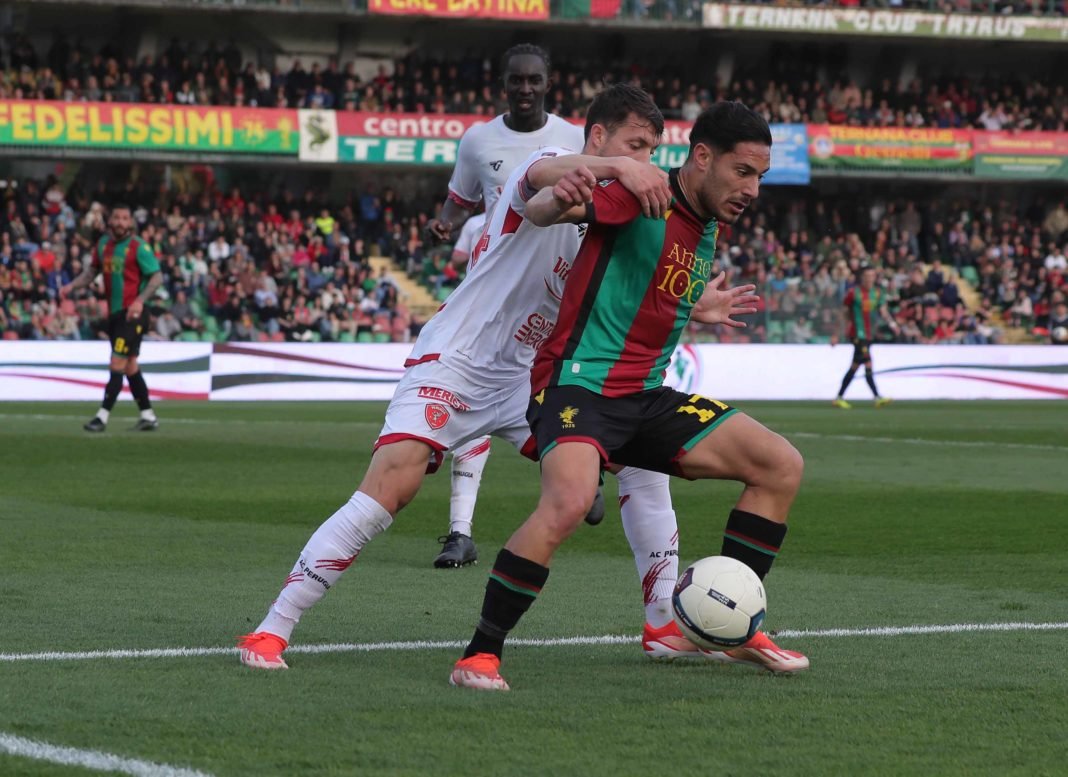 Serie C. Il derby Ternana-Perugia finisce 0-0: l’Entella allunga a +4