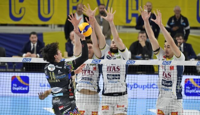 Altro stop per la Sir, alla BTS Arena vince Trento (3-0)