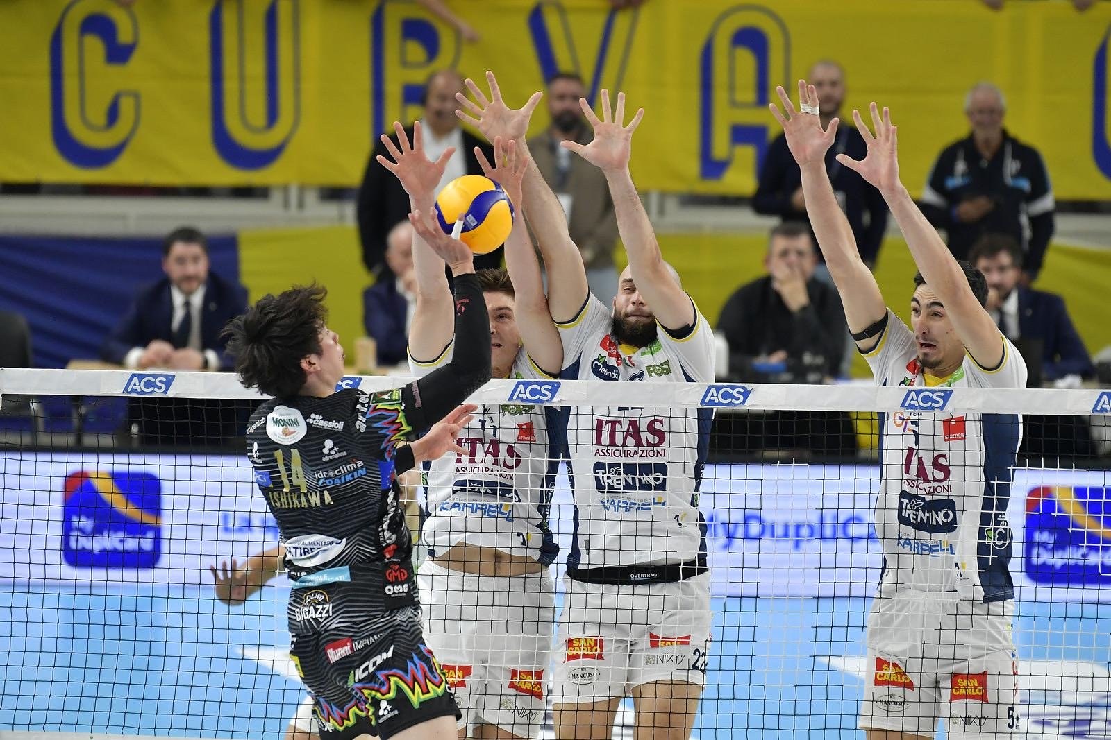 Altro stop per la Sir, alla BTS Arena vince Trento (3-0)