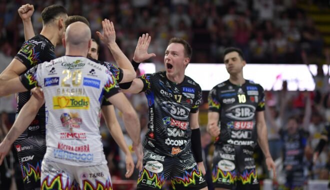 Perugia vola in finale Scudetto: Piacenza battuta 3-1 in un PalaBarton bollente