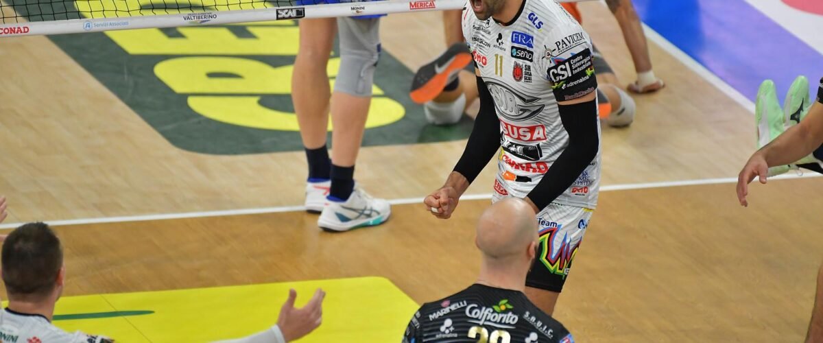 Sir Susa Scai-Cuneo 3-0, non c’è partita al PalaBarton