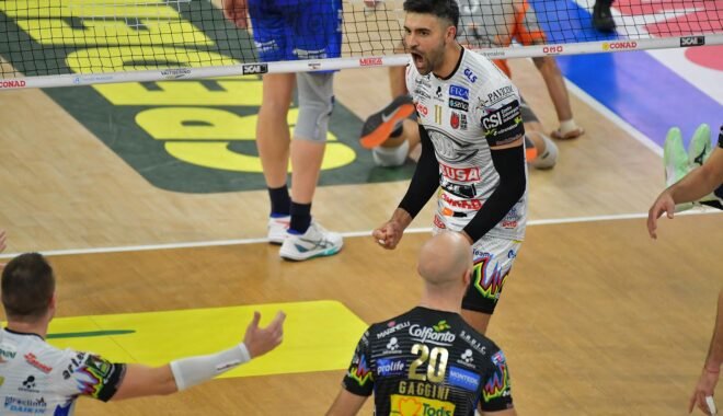Sir Susa Scai-Cuneo 3-0, non c’è partita al PalaBarton