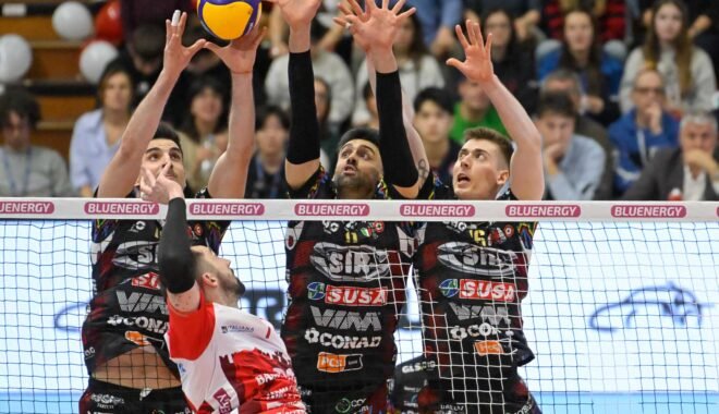 Volley. SIR Susa Vim Perugia: secondi per un set. Domenica iniziano i playoff