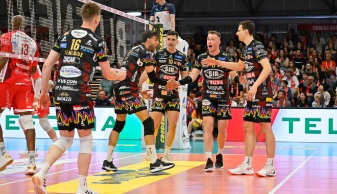 La Sir può esultare, sarà di nuovo Champions: al PalaBanca i Block Devils vincono al tie-break