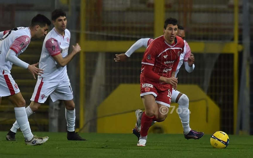 Serie C. Perugia-Vis Pesaro 0-1. Grifo in dieci, sconfitto al 95′