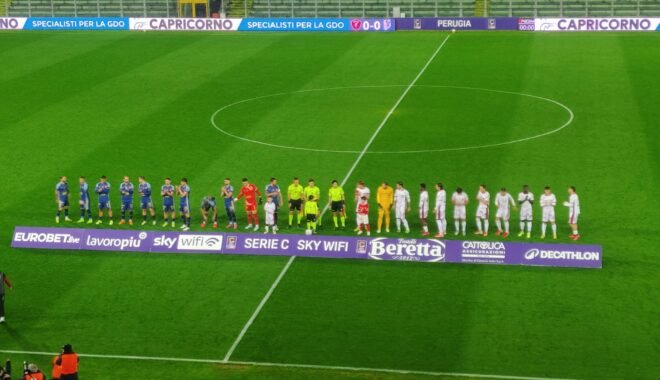 Serie C – Montevago show: scatto salvezza del Perugia che supera l’esame Pontedera vincendo 2-0