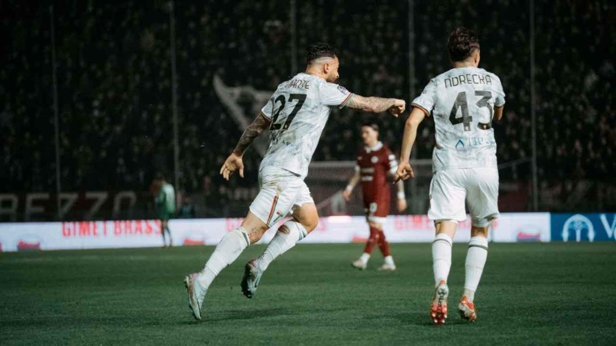 Serie C: Ternana cinica, Arezzo piegato 2-1. Bellucci applaude: «Concesso pochissimo alla prima della classe»