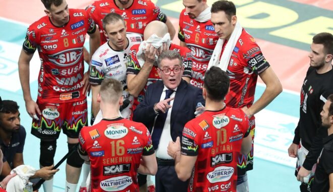 Sir Susa Vim Perugia-Cucine Lube Civitanova. Lorenzetti: «Partita delicata»