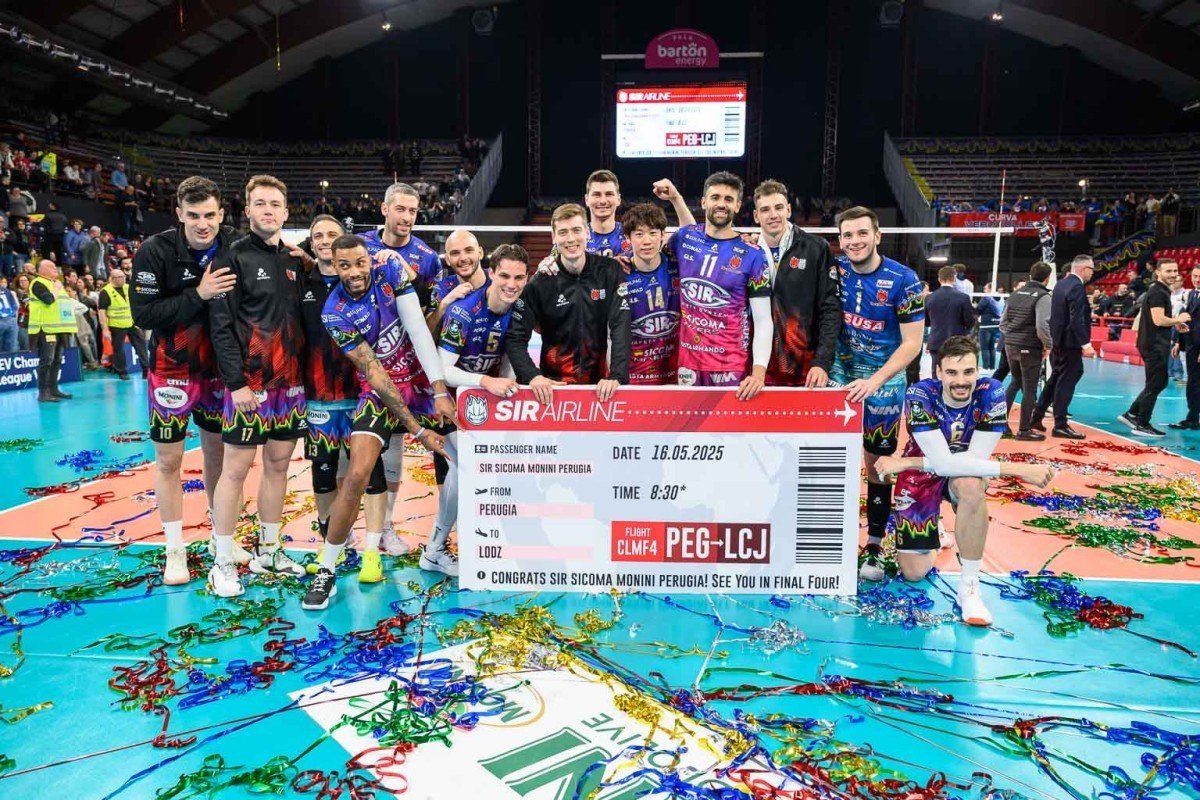 Volley. Champions League. La SIR Sicoma Monini stacca il biglietto per le Final Four